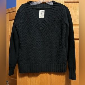 Black Izod Sweater. Size Large